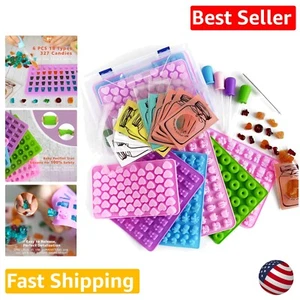 32PCS Silicone Gummy Bear Molds Set with 18 Shapes - Complete Candy Gift Set - Picture 1 of 9