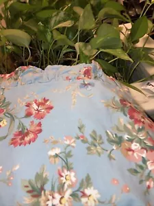 Ralph Lauren Yvette Twin Blue Multicolored Floral Ruffled Sheet Set 13” Deep - Picture 1 of 12