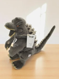 Steiff Godzilla 60th Anniversary 2014 TOHO Mohair Plush Limited to 1954 USED - Picture 1 of 24