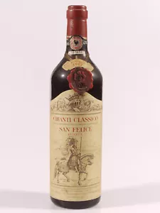 PRL) 1967 CHIANTI CLASSICO SAN FELICE VINO WINE WEIN VIN TOSCANA TUSCAN SIENA - Bild 1 von 7