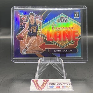20/21 Donruss Optic - JOHN STOCKTON EXPRESS LANE PURPLE HOLO PRIZM #2 Utah Jazz - Bild 1 von 3