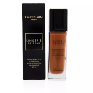 GUERLAIN LINGERIE DE PEAU NATURAL FOUNDATION 06W VERY DEEP WARM 1 OZ-NEW IN BOX - Picture 1 of 1