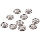 10 Pieces Silver Drawer Knob Cabinet Pull  for Cupboard  Wooden Case Box