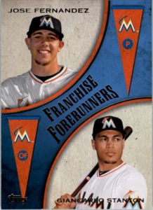 Actualización Topps 2013 Franchise Forerunners #10 José Fernández/Giancarlo Stanton - Imagen 1 de 1