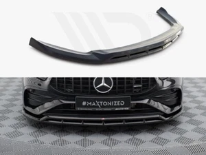 For Mercedes-AMG A35 Maxton Design Front Diffuser Diffusor Gloss Black ABS - Picture 1 of 5