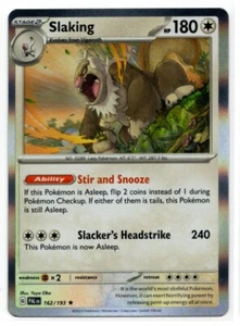 Pokemon Paldea Evolved Holo Rare 162/193 Slaking - Picture 1 of 2