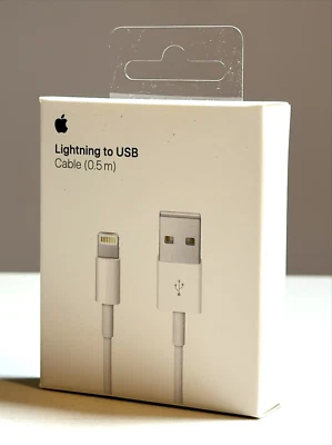 Apple Lightning - USB cable 0.5 m ME291AM/A New Unopened! - Image 1 of 2