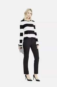 Banana Republic Ryan Straight Lightweight Wool Black Pants Size 4 RETAIL $99 - Picture 1 of 5