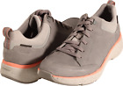Clarks Wave 2.0 Lace Womens Sneaker Gray / Peach Leather US Size 10 M