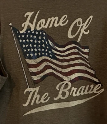 Camisa Home Of The Brave sin mangas talla XL Foto 1 de 4
