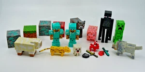 Klassische Minecraft Spielfiguren - Figuren, Tiere, Blöcke - Bild 1 von 10