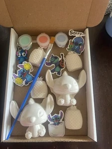 Disney Stitch Kids Paint Your Own Figure DIY Crafts 3+ Years - Stitch Gifts - Picture 1 of 1
