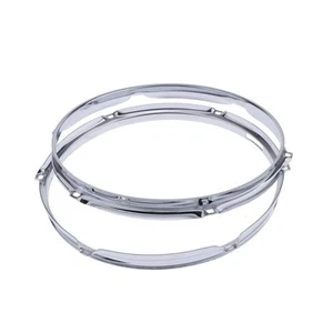 12\" 6 Loch Snare Drum Hoops Bau Restauration Set Chrom - Bild 1 von 4