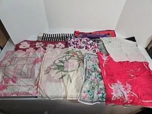 LOTTO fazzoletti vintage fazzoletti floreali, paisley 10 pezzi - Foto 1 di 12