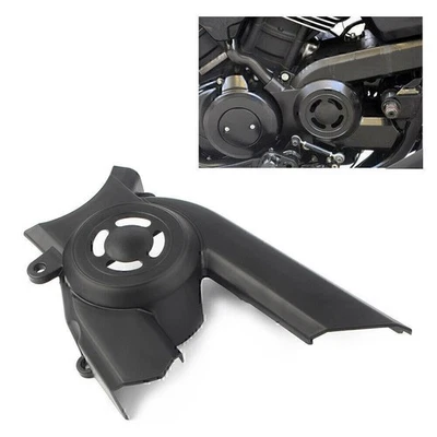 Black Front Pulley Sprocket Cover Kit For 2015 Harley Street XG 750 XG750 Cool Foto 1 de 4