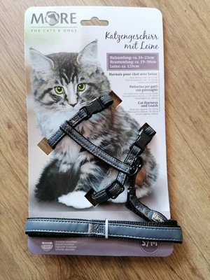 Katzengeschirr mit Leine Gr. S/M - Bild 1 von 4