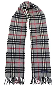 Neu Vintage BURBERRY London 100% Kaschmir Novacheck Stola Schal England Unisex - Bild 1 von 4