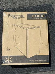 Fractal Design Define R5 Full ATX Mid Tower PC Gehäuse Schwarz Silent Design - Bild 1 von 12