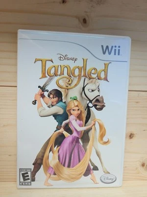 Disney Tangled Nintendo Wii 2010 CIB Complete with Poster - Image 1 of 3