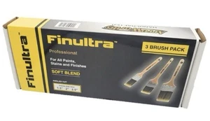 Arroworthy Finultra Professional Handcrafted Brushes 3PK Angled 1.5,2,2.5in - Picture 1 of 1