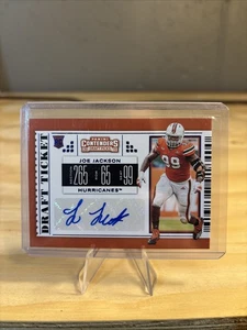 2019 CONTENDERS DRAFT PICKS #238 JOE JACKSON COLLEGE TICKET ROOKIE RC AUTO - Bild 1 von 20