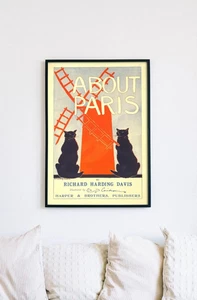 About Paris, 1895 advertisement poster - Picture 1 of 5