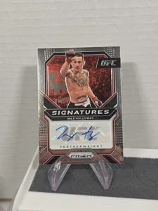2021 Prizm UFC Signatures Max Holloway Base Auto Card - Picture 1 of 2