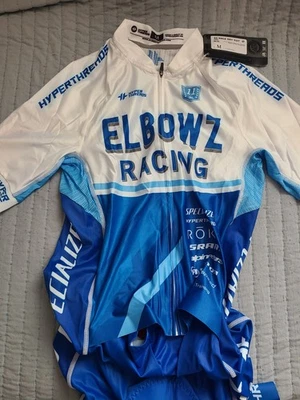 *NUEVO* CODOWZ Carreras Ciclismo Equipo Carretera Carrera Día Traje Jersey Baberos HYPERTHREADS M Foto 1 de 4