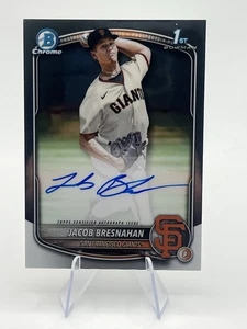 2025 Bowman 1st Jacob Bresnahan Chrome Prospect Auto #CPA-JBR Giants - Foto 1 di 4