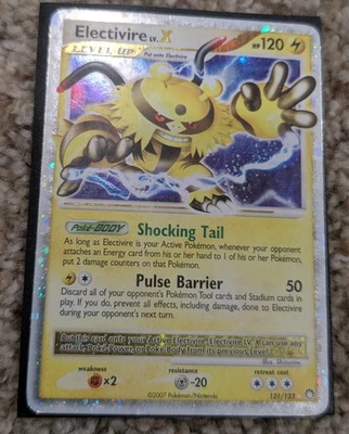 Pokémon TCG Electrivire LV.X Ultra Rare Mysterious Treasures 121/123 HP - Image 1 of 4