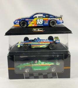 LOT OF 3 Team Menard Diecast Cars IndyCar NASCAR #18 #27 Blue Green Racing USA - Picture 1 of 8