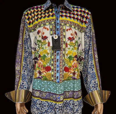 NWT $498 ROBERT GRAHAM OUTER PROVINCE FLORAL EMBROIDERY LTD EDITION SHIRT 2XL - Image 1 of 4