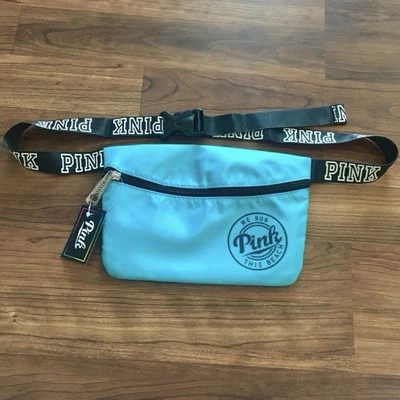Riñonera ROSA by Victoria’s Secret Cintura Cinturón Bolso Cartera Viaje Correr en Azul Foto 1 de 2