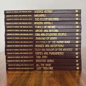 Time-Life Books "Library of Curious and Unusual Facts" Lot of 16 - Picture 1 of 11