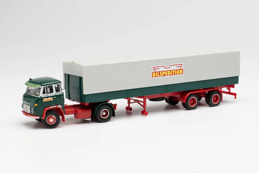 HERPA 87MBS026017 – Scania Vabis LB 76 con semirimorchio Bilspedition – 1:87 - Immagine 1 di 1