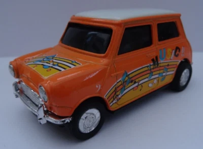 Diecast Model Vintage MINI "MUSIC" Decals. Scale app. 1/34. Pull Back & Release. - Image 1 of 4