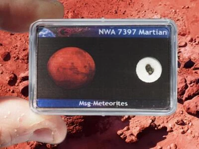 Mars Rock! Genuine Martian Meteorite! Classified Shergottite NWA 7397 - image 1 of 4