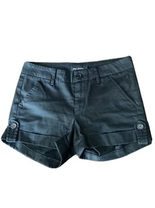Cielo Classic Womens Juniors Black Shorts Cuffed Size Small - Picture 1 of 4