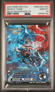 Marvel Card PSA 10 Mighty Thor MWJ02-004 CR Holo Kayou - Picture 1 of 5