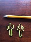 PAPER CLIPS CACTUS SET OF 2 GREEN