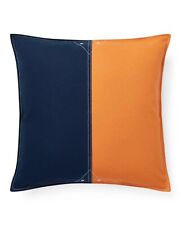 Ralph Lauren $120 Casey Color Block Throw Decorative Pillow 20x20 NWT* 12