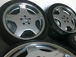 4 AMG Felgen Sommerreifen 18 Zoll Mercedes R129 R230 W207 W211 W210 W203 W209 - Bild 1 von 5