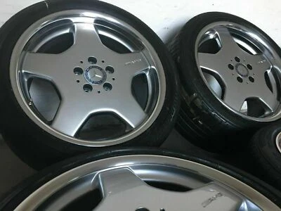 4 AMG Felgen Sommerreifen 18 Zoll Mercedes R129 R230 W207 W211 W210 W203 W209  - Bild 1 von 4