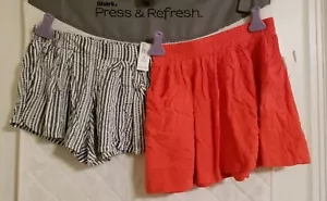 Gonna pantaloncino arancione nero bianco medio bambina Old Navy taglia 8 nuovo con etichette lotto 2 pezzi - Foto 1 di 5