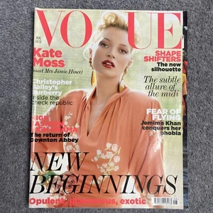 VOGUE Magazine August 2011 - Kate Moss Plus Supplement Free P&P - Picture 1 of 8