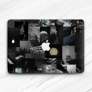 Black Aesthetic Collage Trendy Hard Case For Macbook Air 13 Pro 16 13 14 15 - Picture 1 of 4