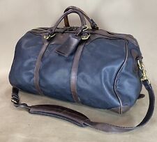 MULHOLLAND BROTHERS LEATHER HIPPO 20â Carry On Weekender DUFFEL BAG