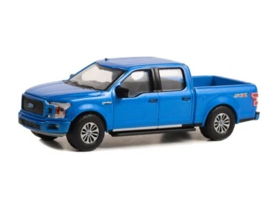 2020 Ford F-150 XL with STX Package - Blue 1:64 Scale Model - Greenlight 68020A - Image 1 of 3