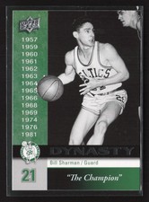 2008 Upper Deck #BOS-21 Bill Sharman Dynasty Boston Celtics
