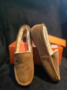 NEW Women's Rockport leather Moccasin Tan or Black Slippers UK SIZE 5, 6 & 7 - Picture 1 of 4